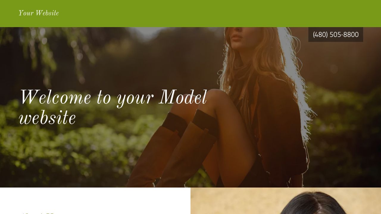 Model site Templates GoDaddy