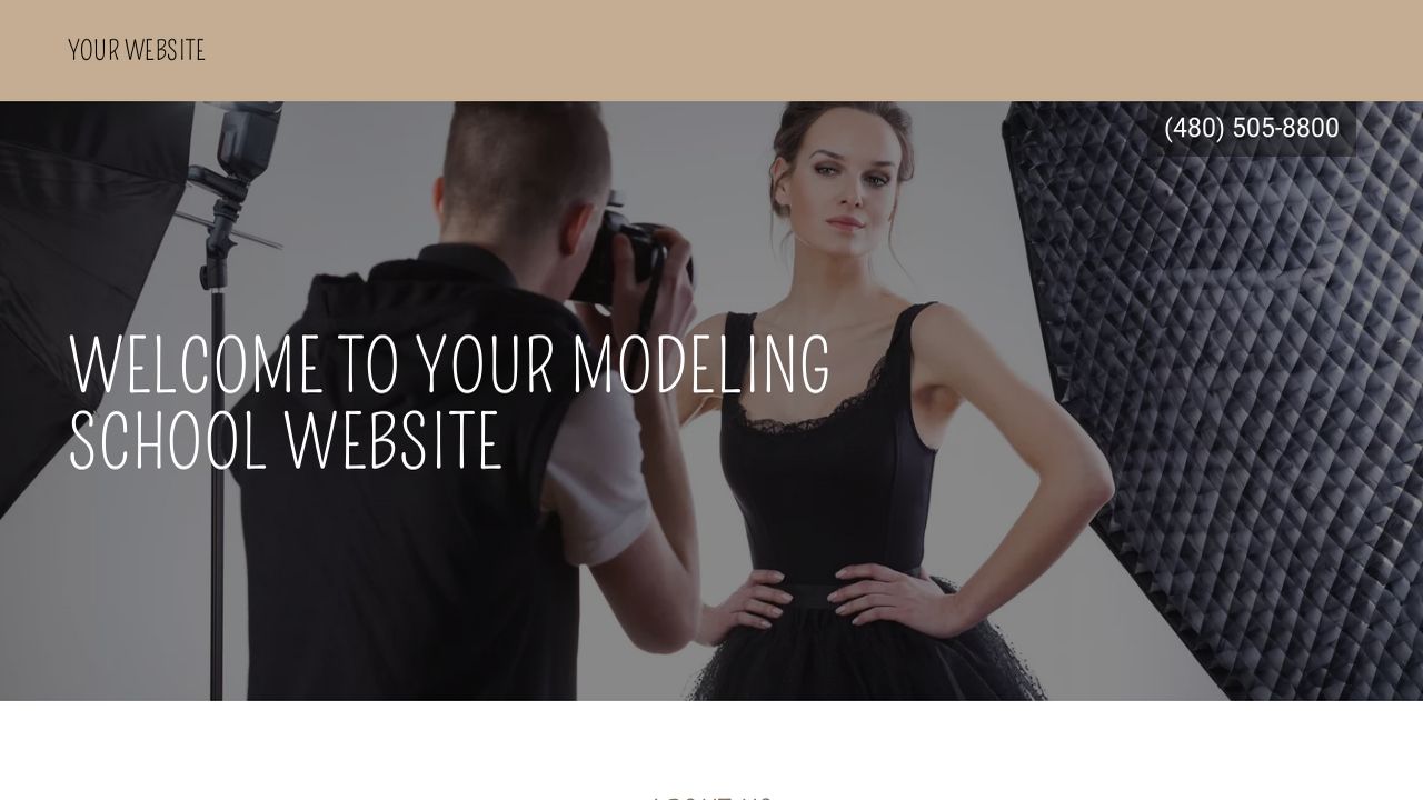 Modeling School site Templates GoDaddy