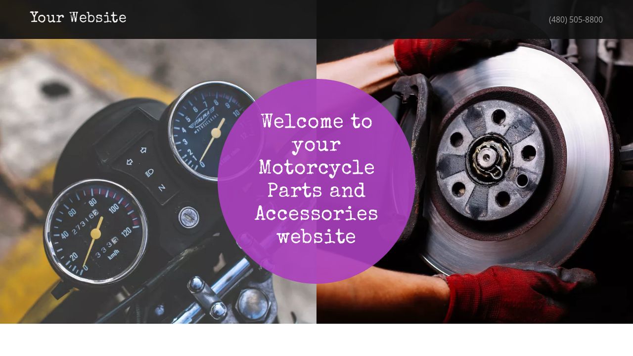 Motorcycle Parts and Accessories site Templates GoDaddy