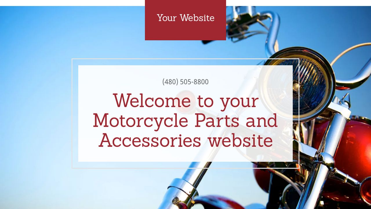 Motorcycle Parts and Accessories site Templates GoDaddy