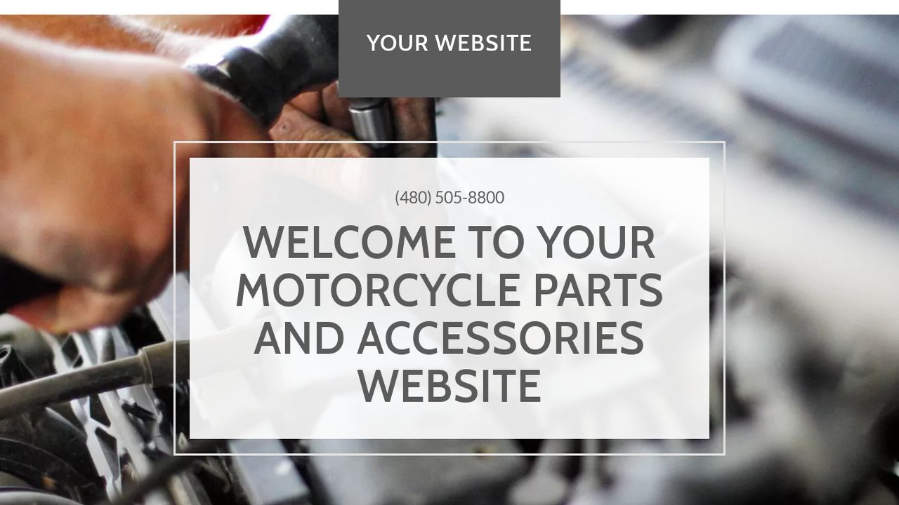 Motorcycle Parts and Accessories site Templates GoDaddy