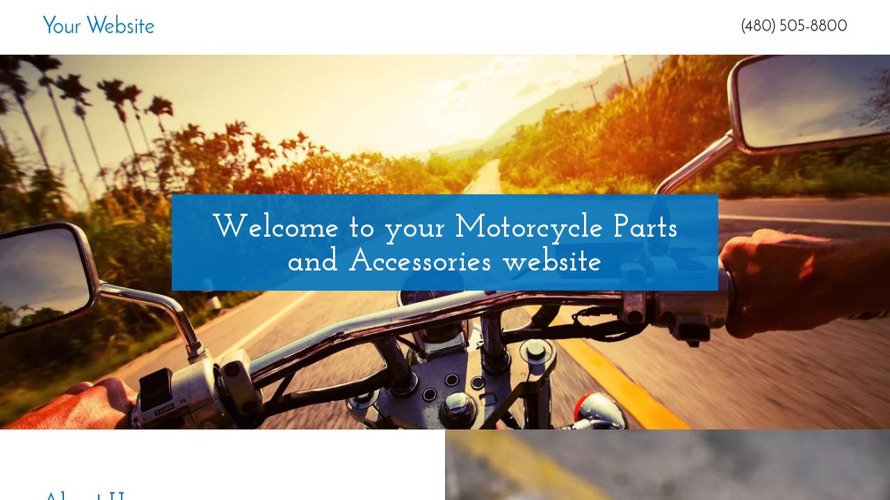 Motorcycle Parts and Accessories site Templates GoDaddy