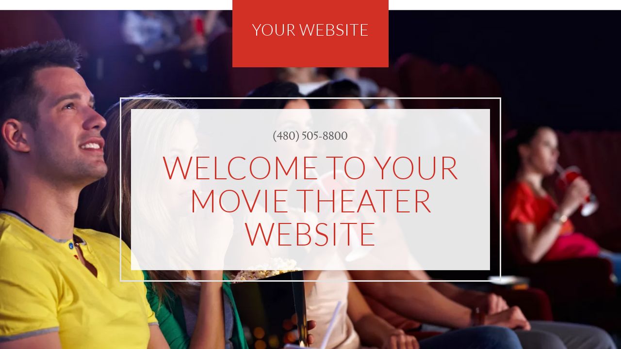 Movie Theater Website Templates | GoDaddy
