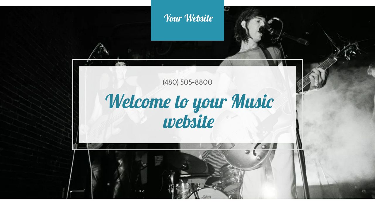 Music Website: Example 3