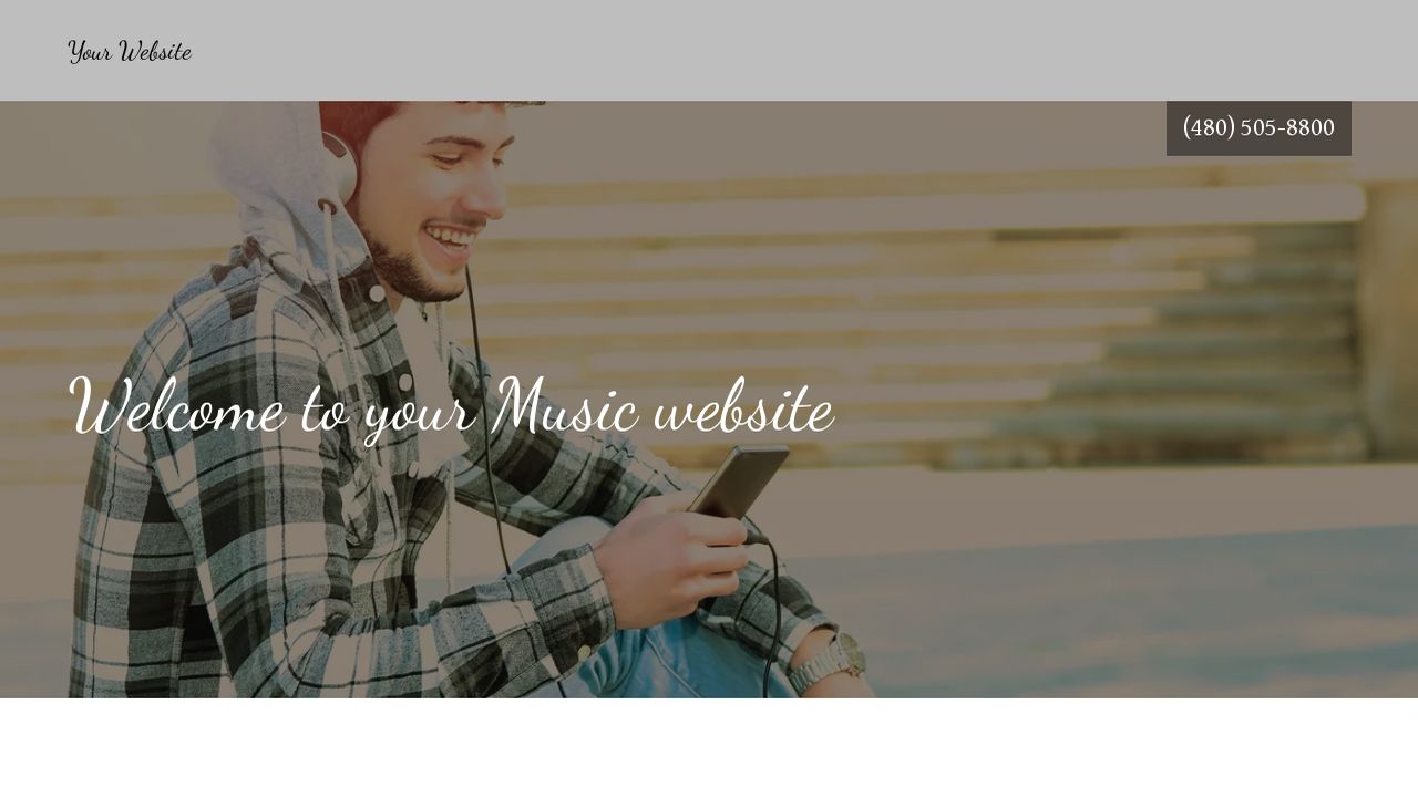 Music Website: Example 4
