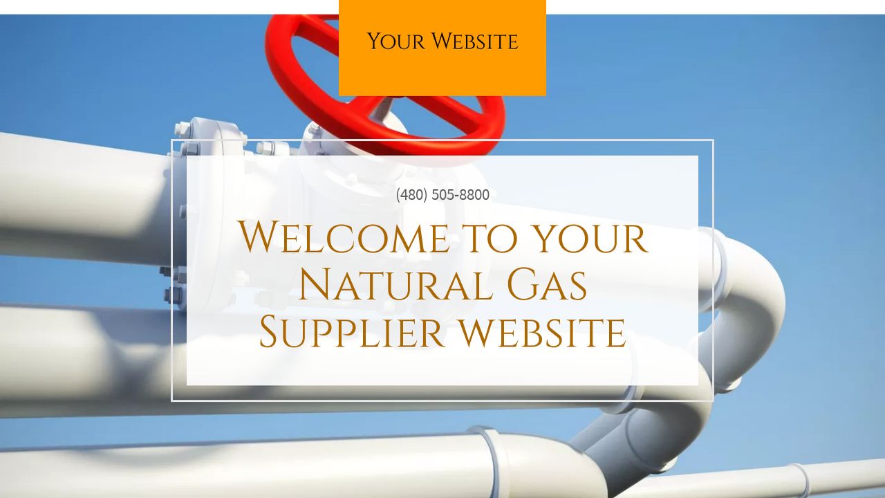 Example 14 Natural Gas Supplier site Template GoDaddy