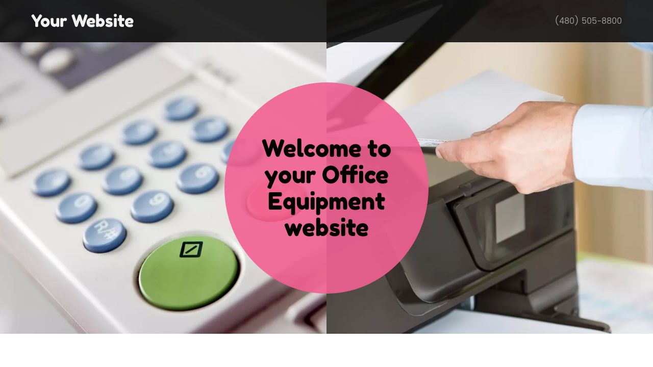 Office Equipment site Templates GoDaddy