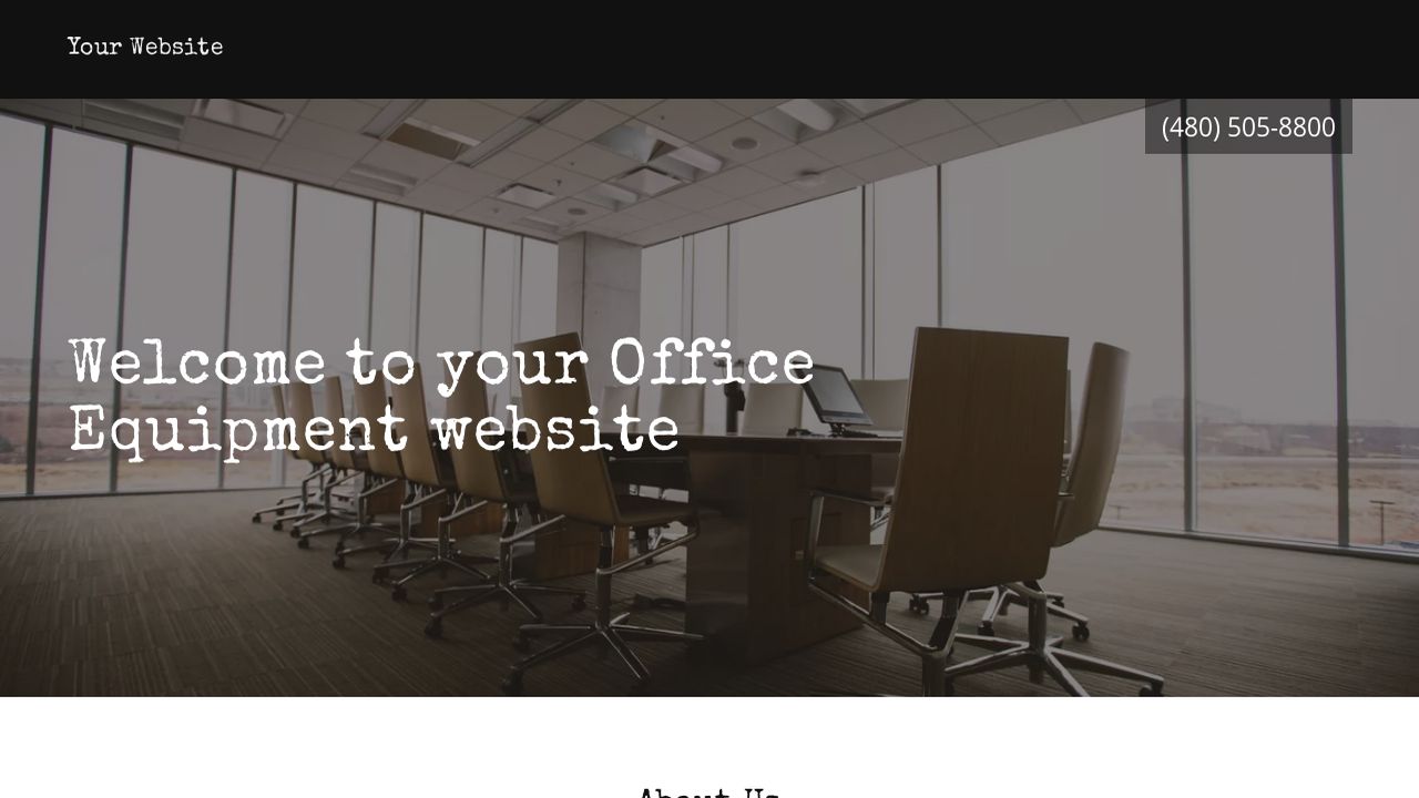 Office Equipment site Templates GoDaddy