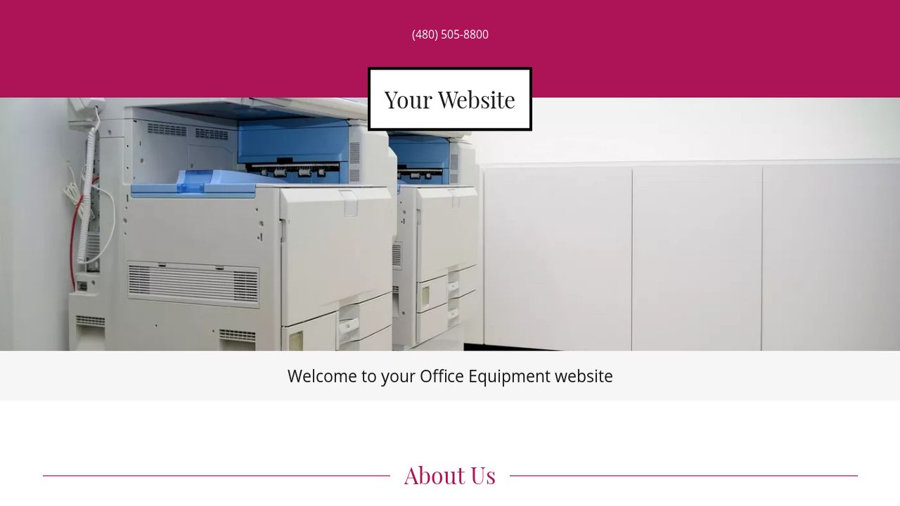 Office Equipment site Templates GoDaddy