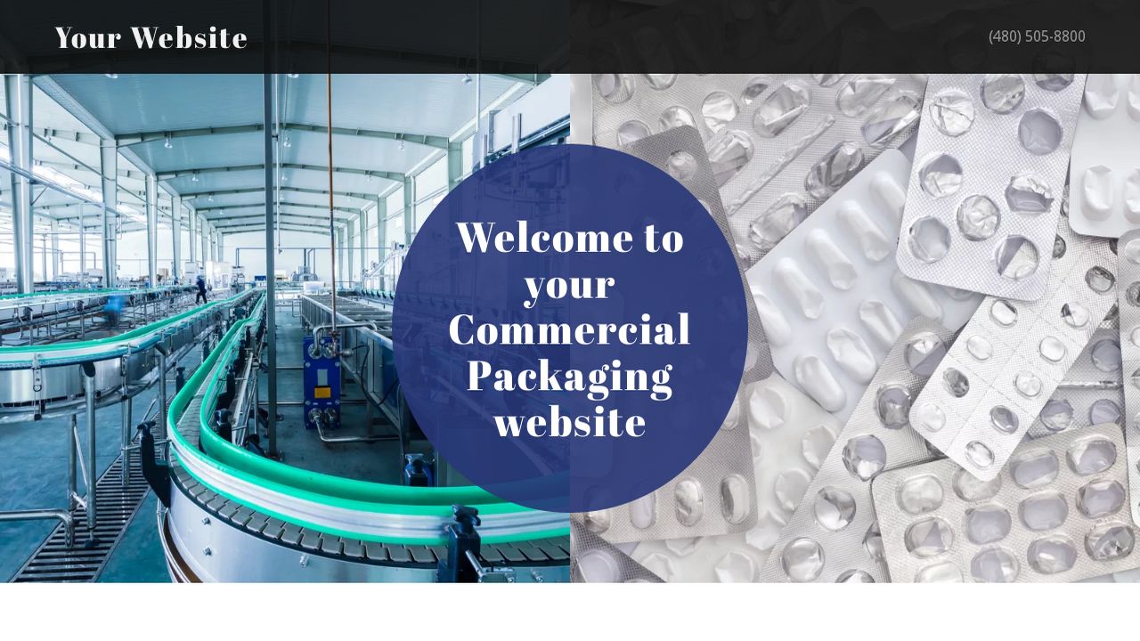 Commercial Packaging site Templates GoDaddy