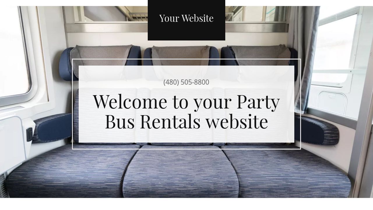 Party Rental Website Template