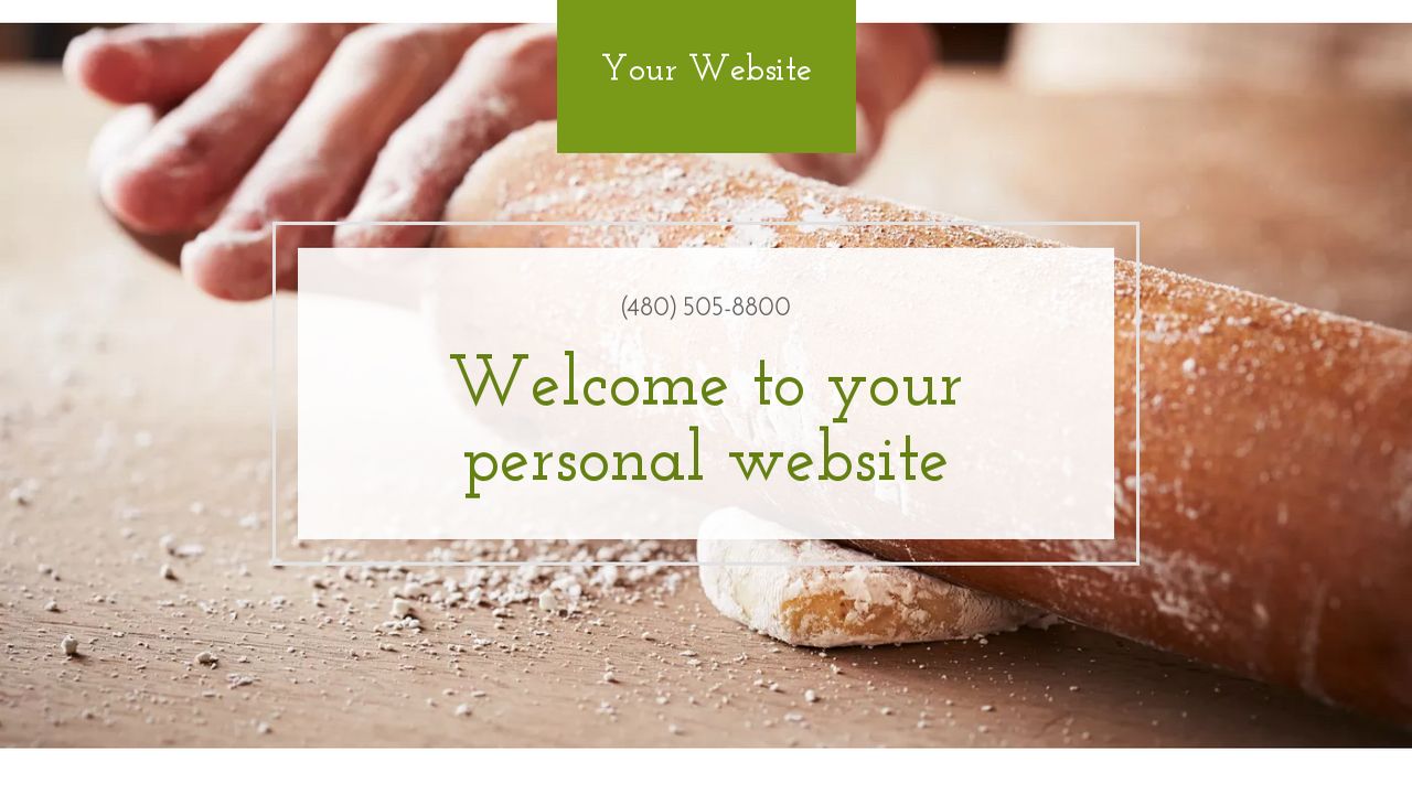 Personal Website Website: Example 9