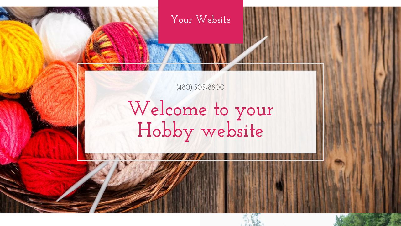 Hobby Website: Example 16