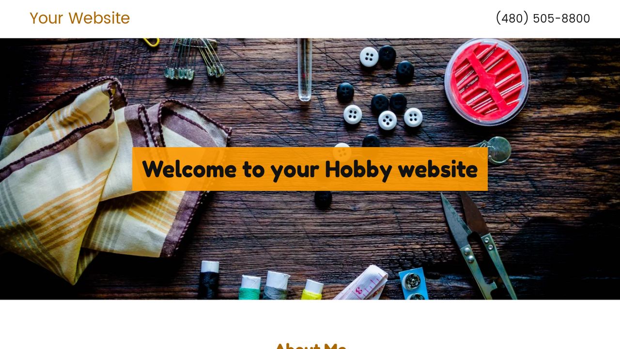 Hobby Website: Example 17