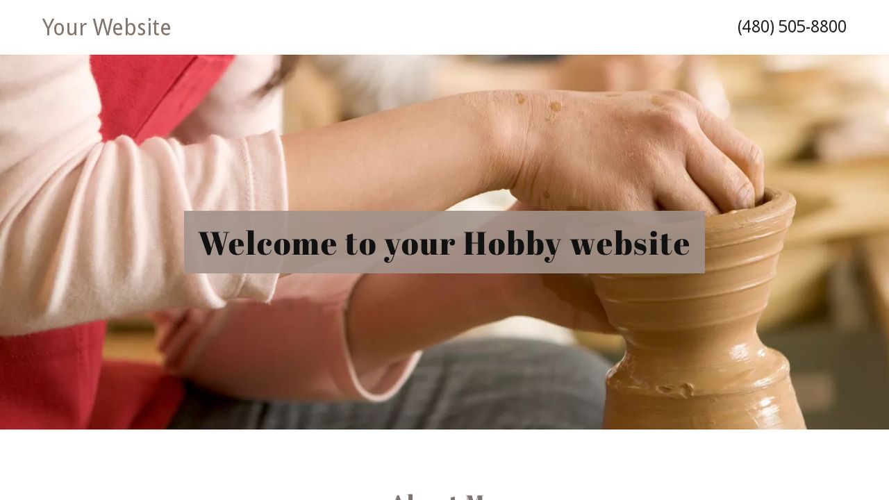 Hobby Website: Example 3