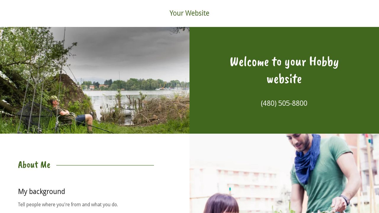 Hobby Website: Example 6