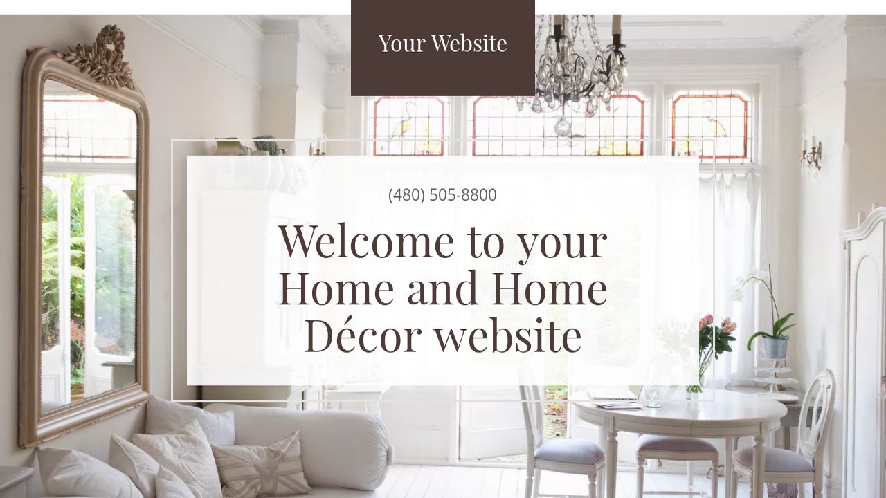  Example  7 Home  and Home  D cor Website Template GoDaddy