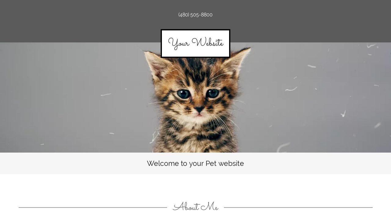 Pet Website: Example 3
