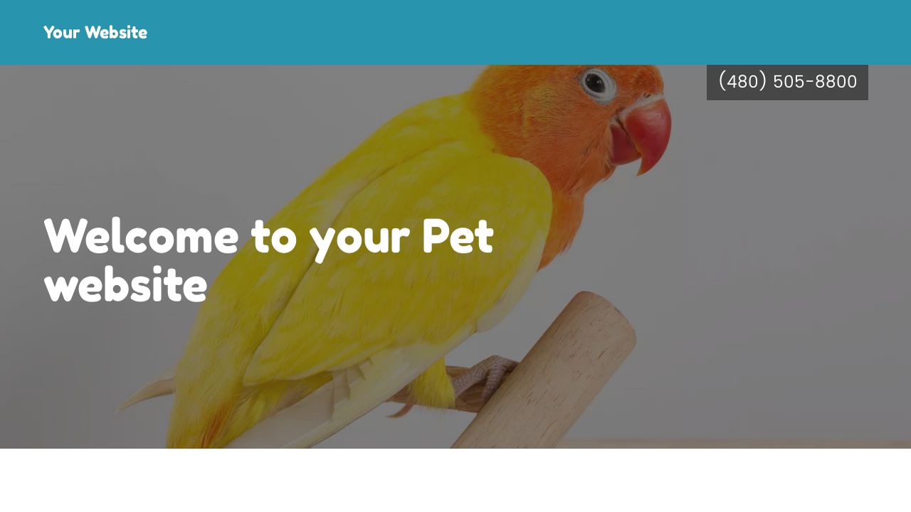 Pet site Templates GoDaddy