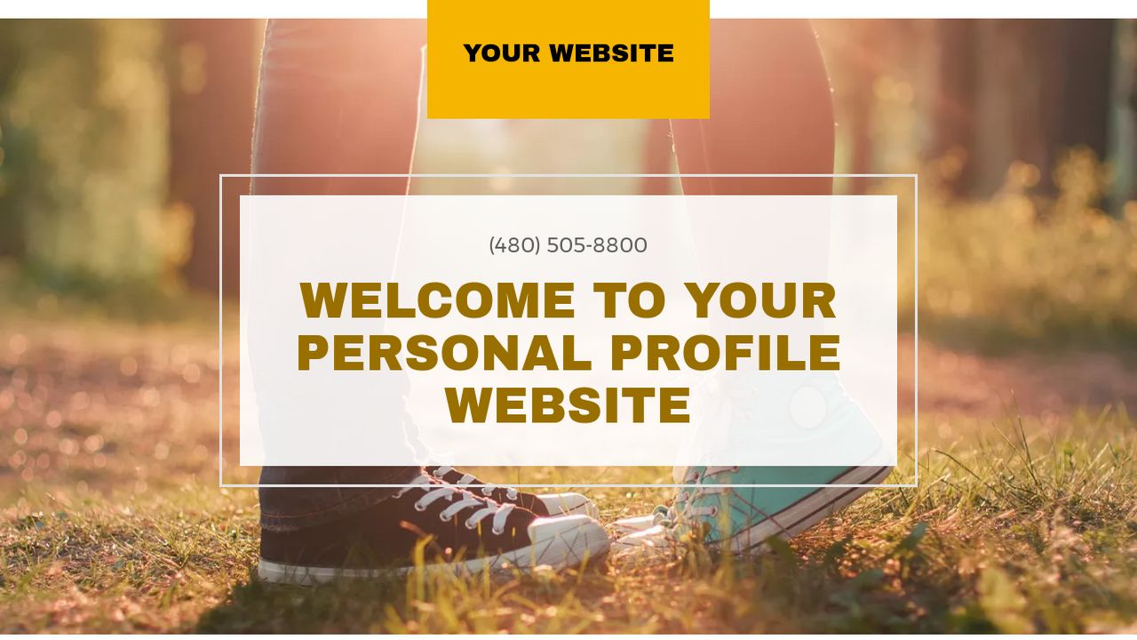 Personal Profile Website Templates | GoDaddy