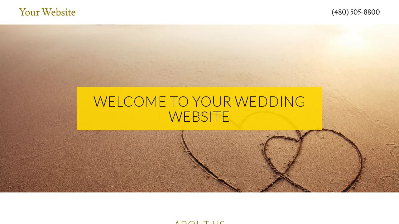 Wedding Website: Example 17