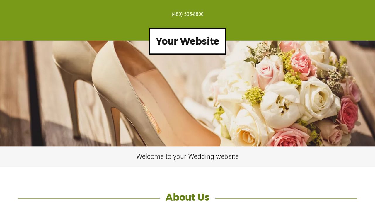 Wedding Website: Example 5