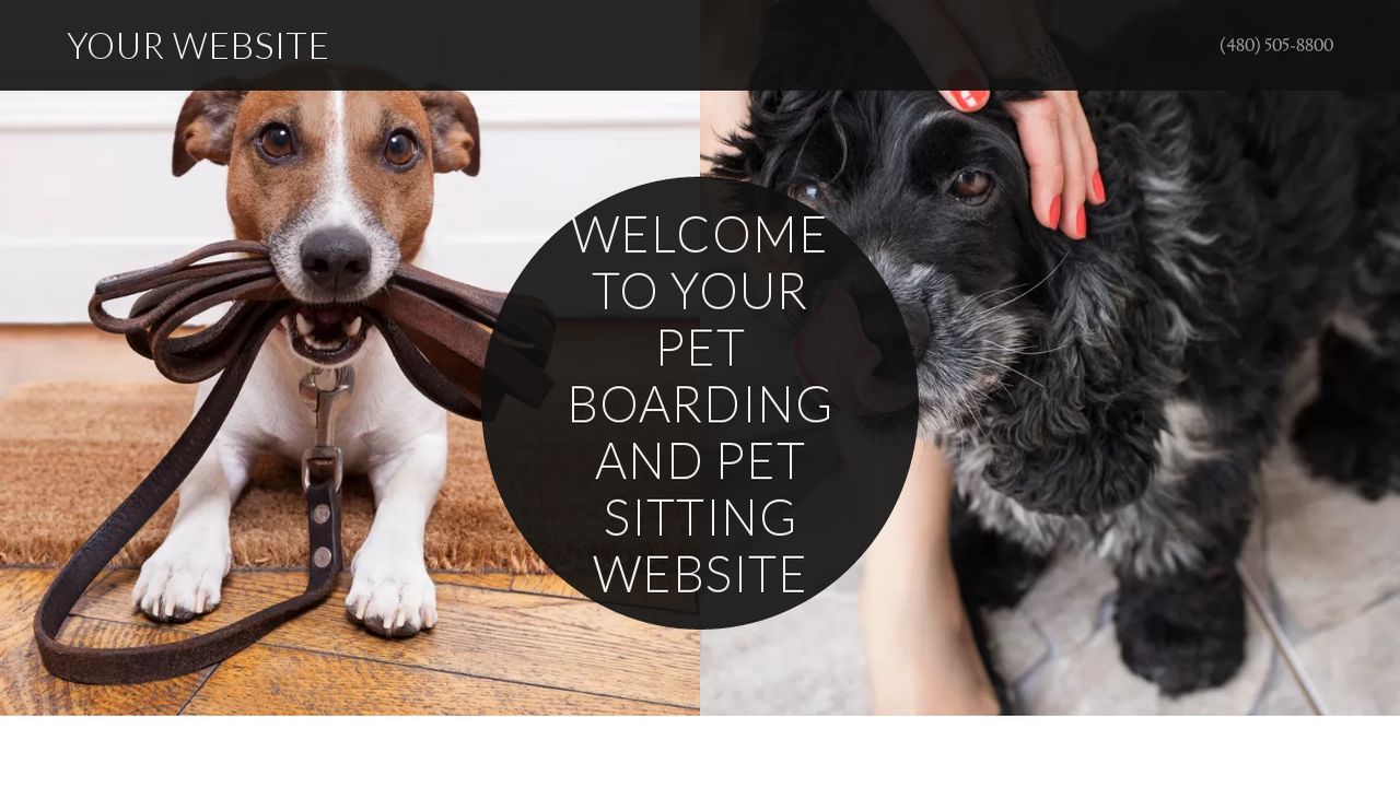 Pet Boarding and Pet Sitting site Templates GoDaddy