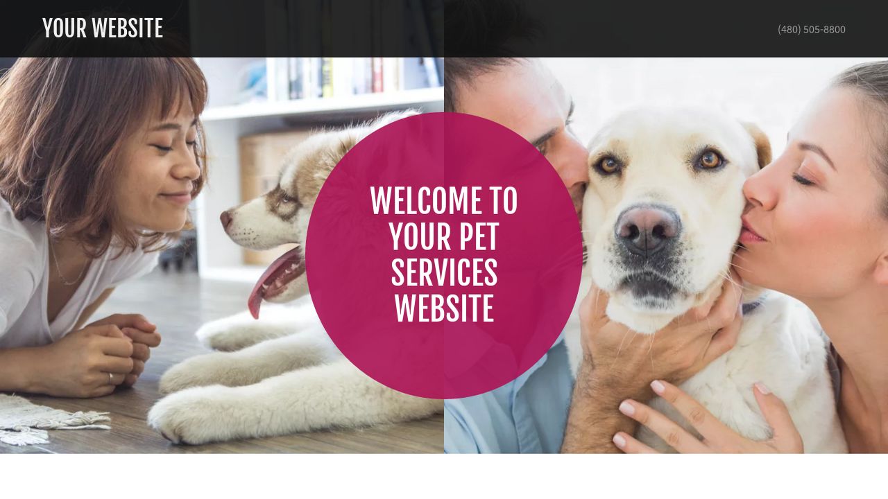 Pet Services site Templates GoDaddy