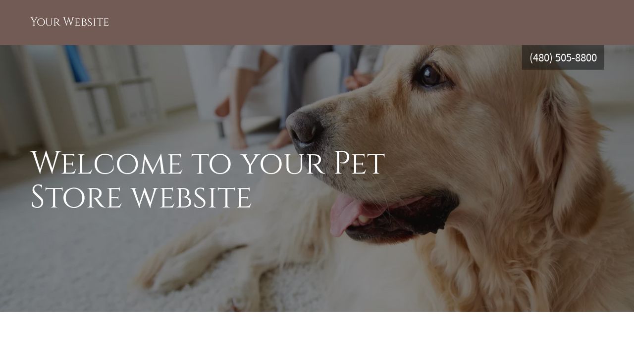 Pet Store Website Templates | GoDaddy