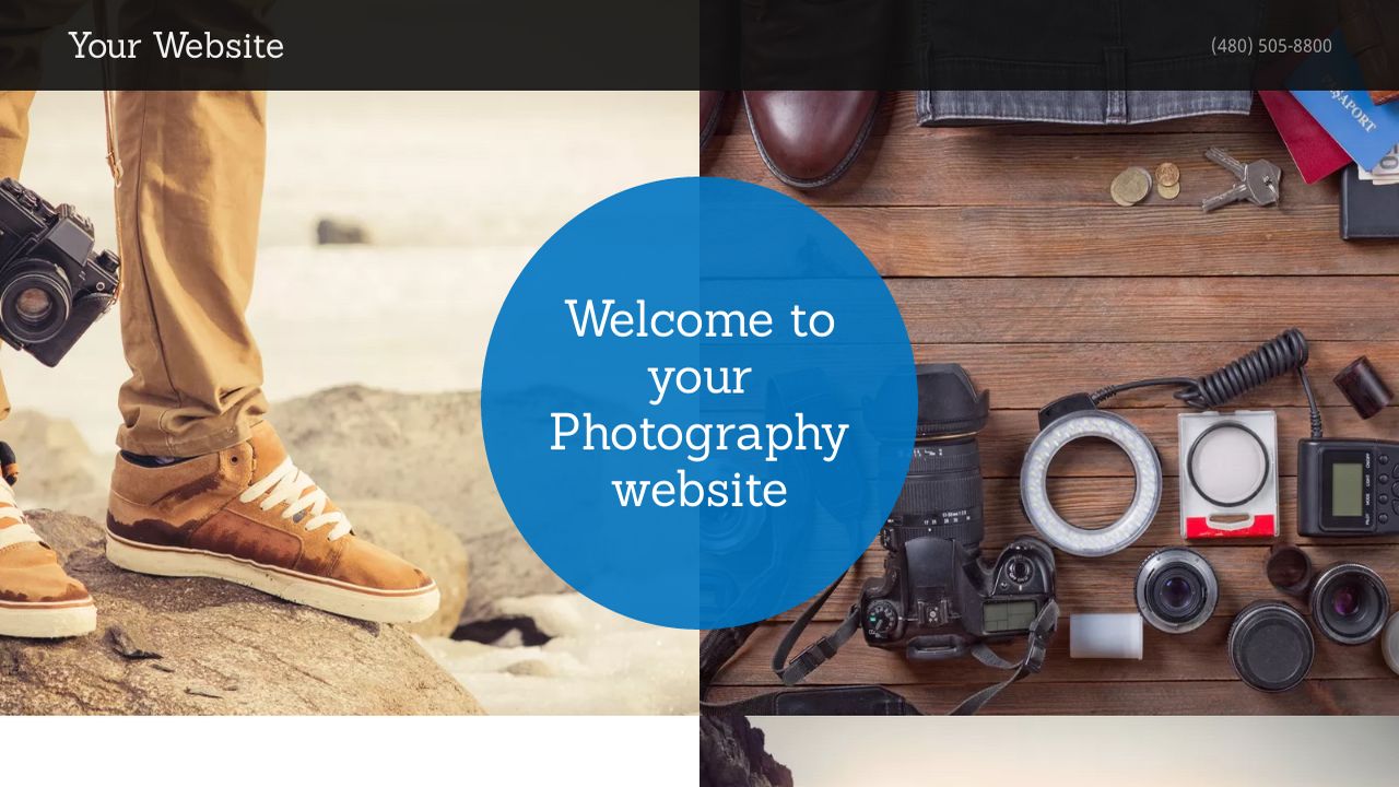 Photography Website: Example 3