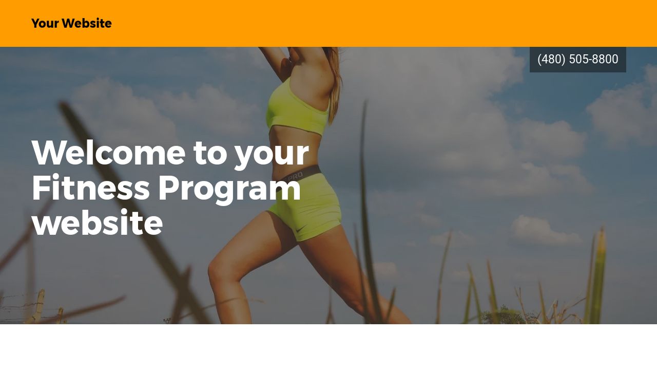 Fitness Program site Templates GoDaddy