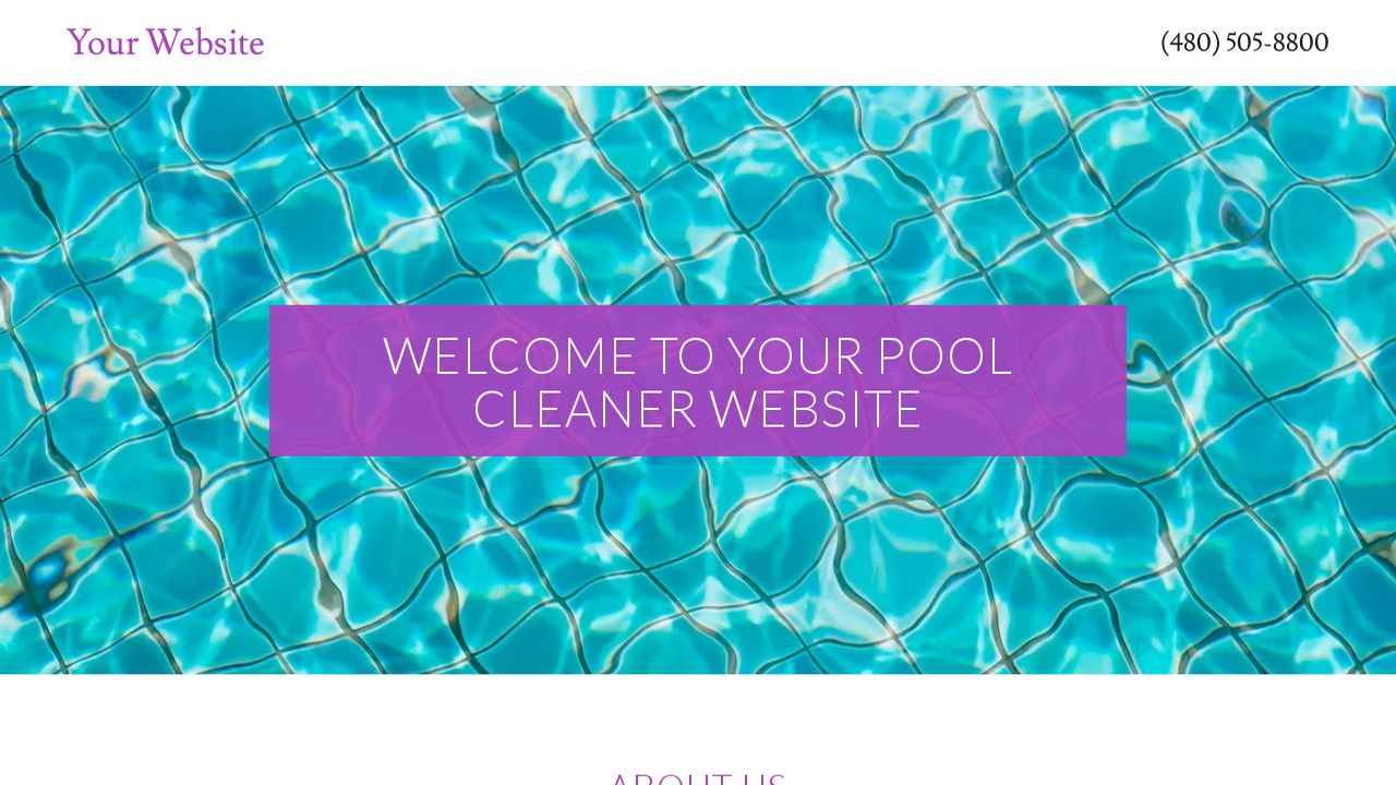 Pool Cleaning Website Templates From Themeforest