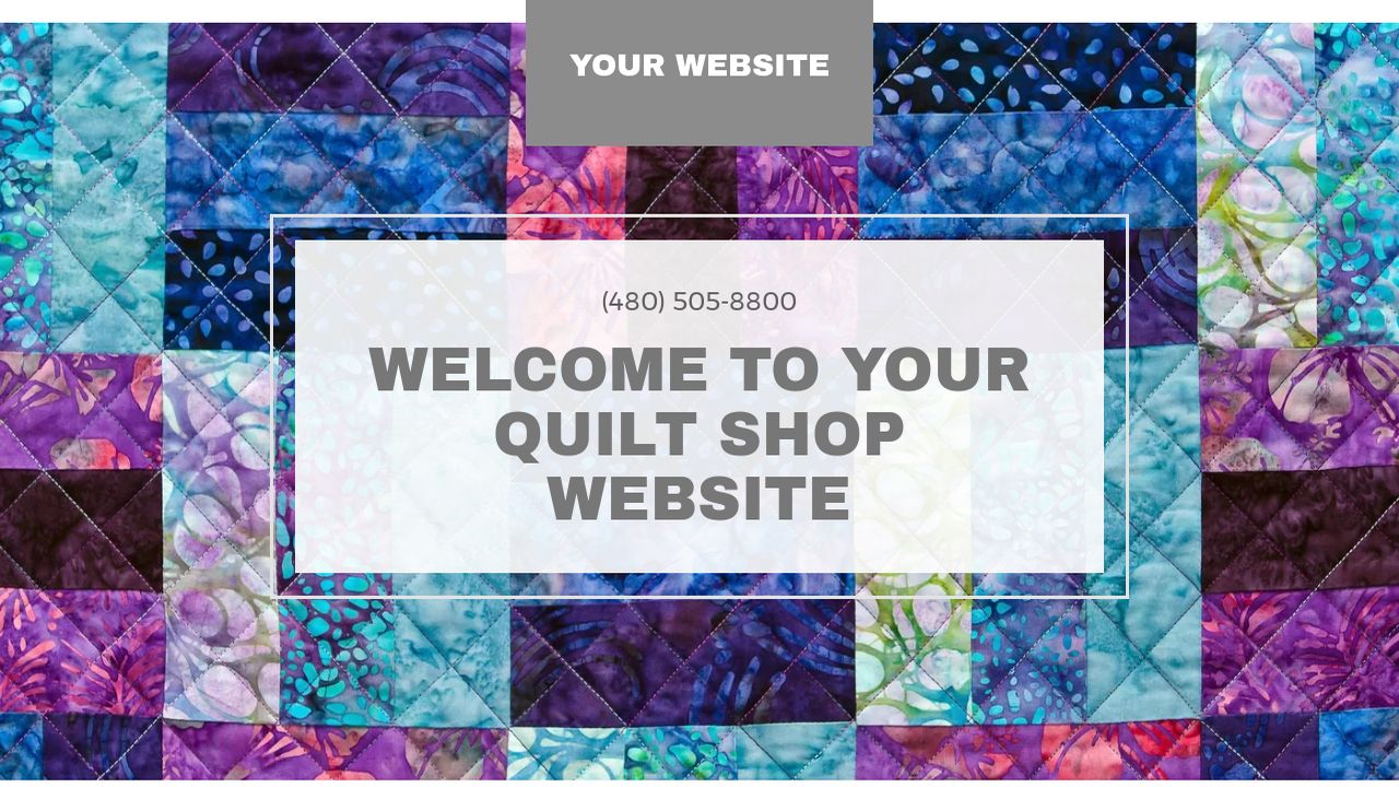 Quilt Shop site Templates GoDaddy