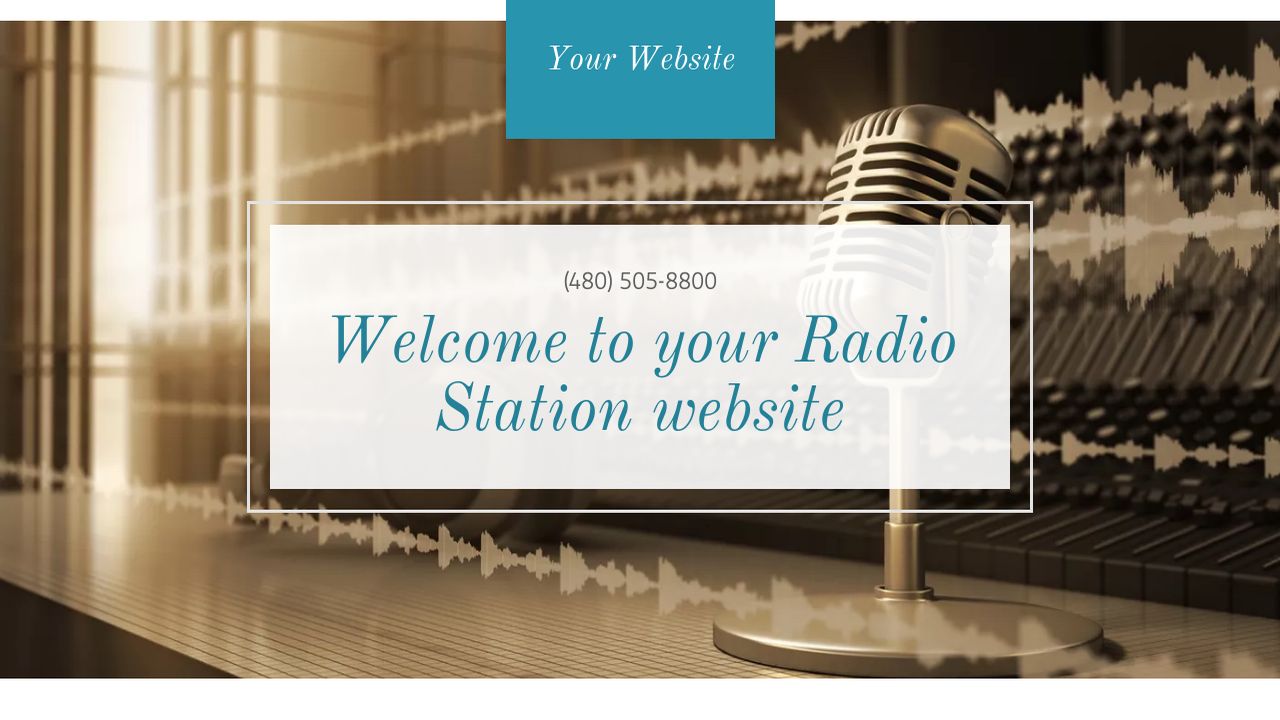 Example 3 Radio Station Website Template | GoDaddy - 1280 x 720 jpeg 103kB