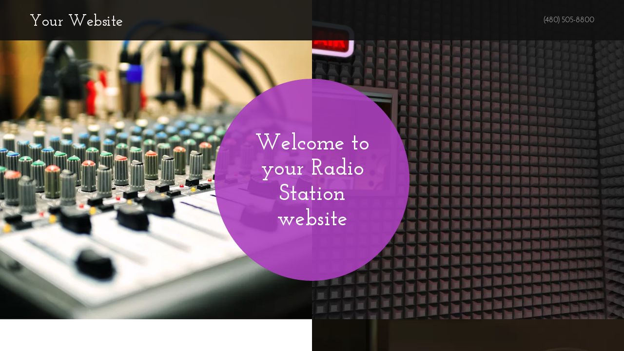 Radio Station Website Templates GoDaddy