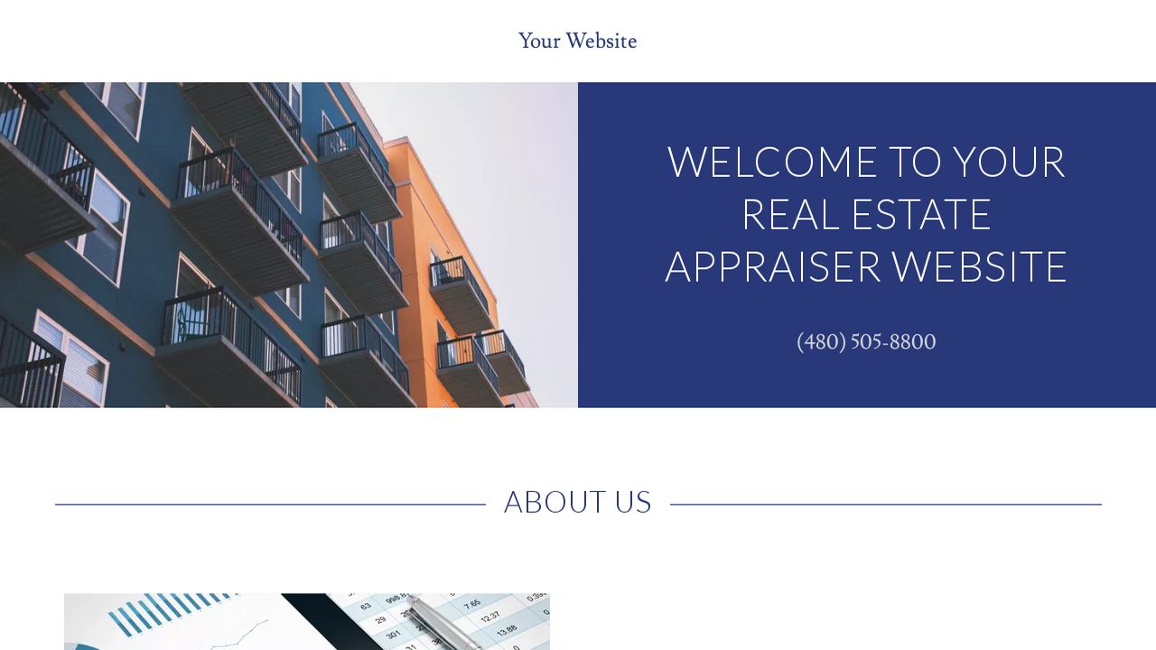 Real Estate Appraiser site Templates GoDaddy
