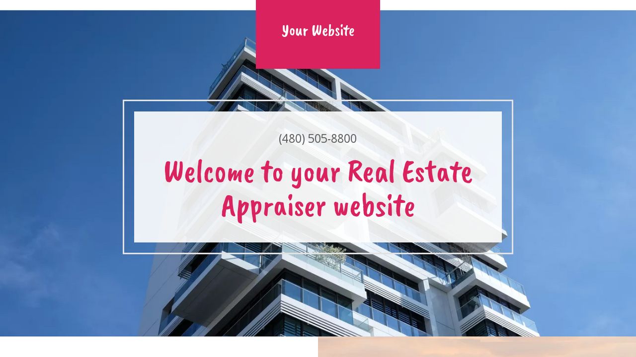Real Estate Appraiser Website Templates GoDaddy