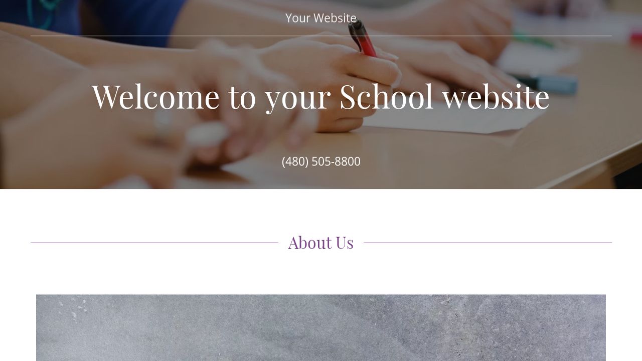 School Website Templates GoDaddy