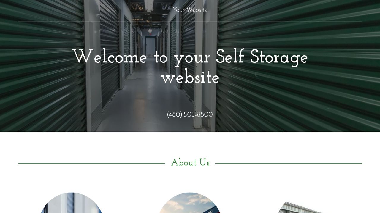 Self Storage Website Templates GoDaddy