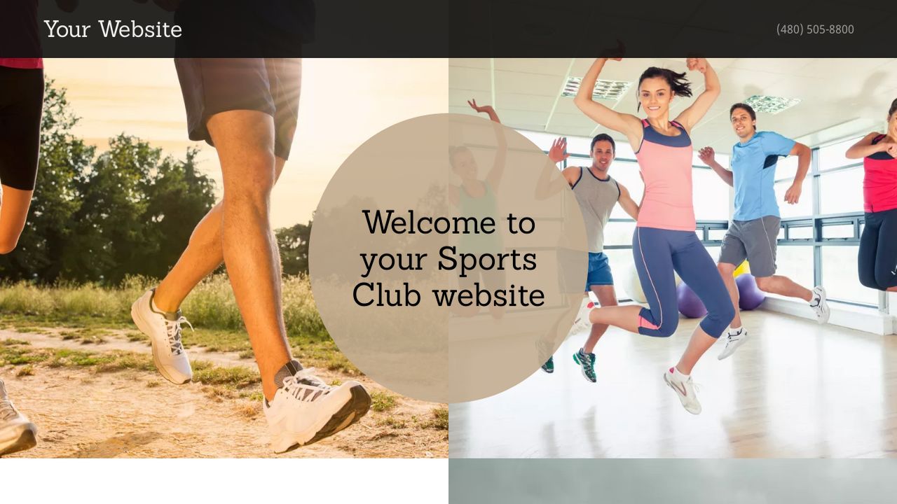Sports Club Website Templates GoDaddy