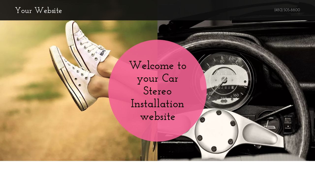 Car Stereo Website Templates