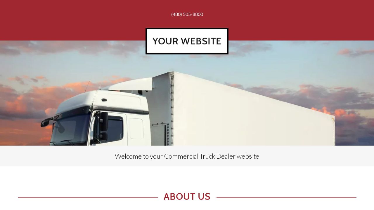 Truck Dealer Website Template