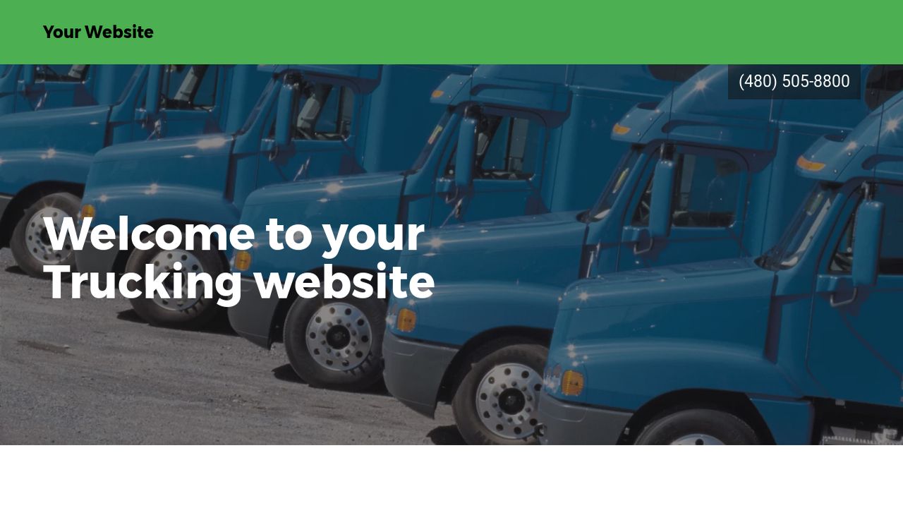 Example 12 Trucking Website Template | GoDaddy - 1280 x 720 jpeg 89kB
