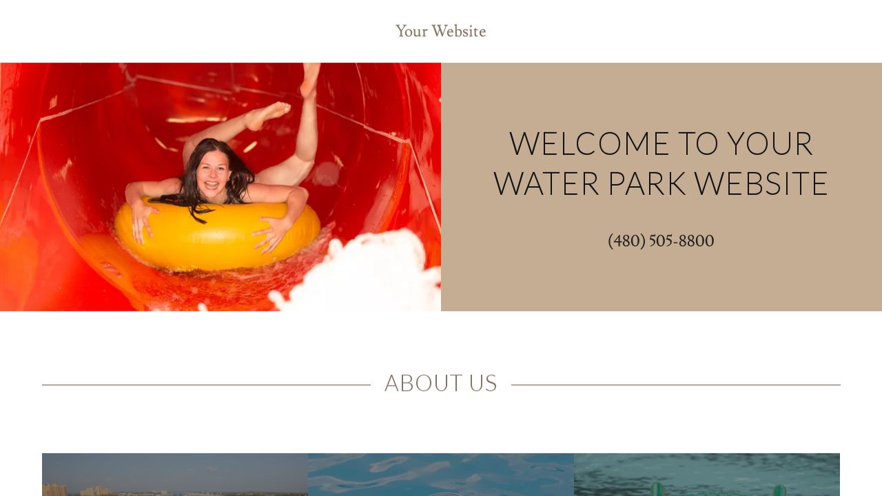 water-park-website-templates-godaddy