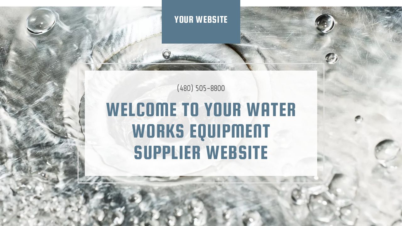 Water Works Equipment Supplier site Templates GoDaddy