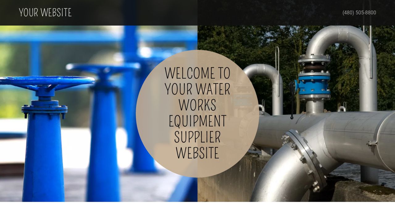 Water Works Equipment Supplier site Templates GoDaddy