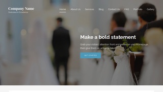 Lyrical Wedding Planner WordPress Theme